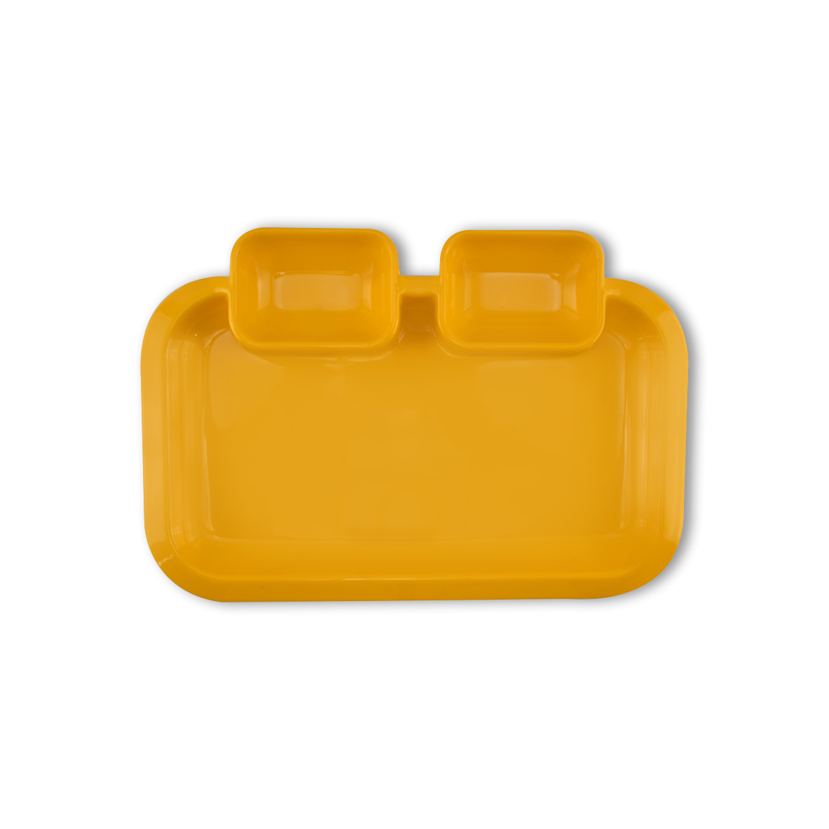 Blaze 3-Portion Melamine Fast Food Dish