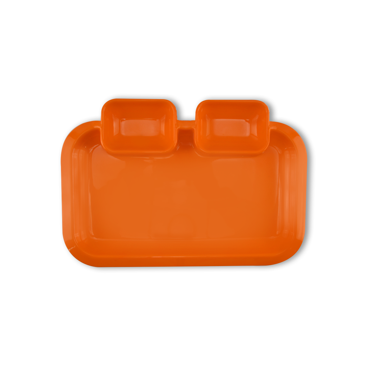 Blaze 3-Portion Melamine Fast Food Dish