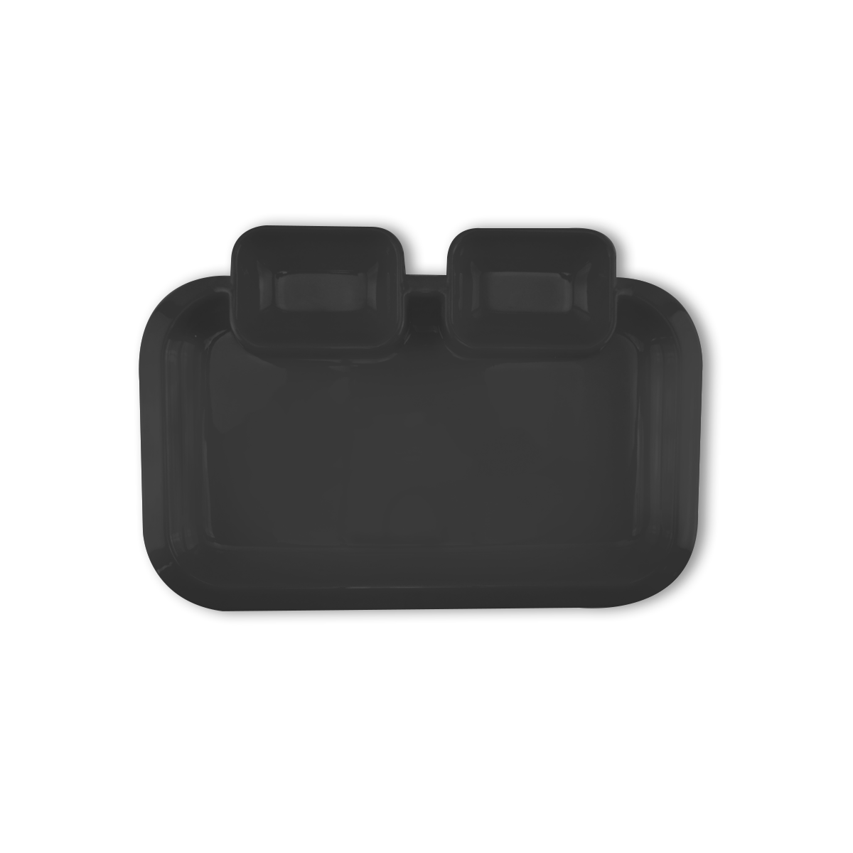 Blaze 3-Portion Melamine Fast Food Dish