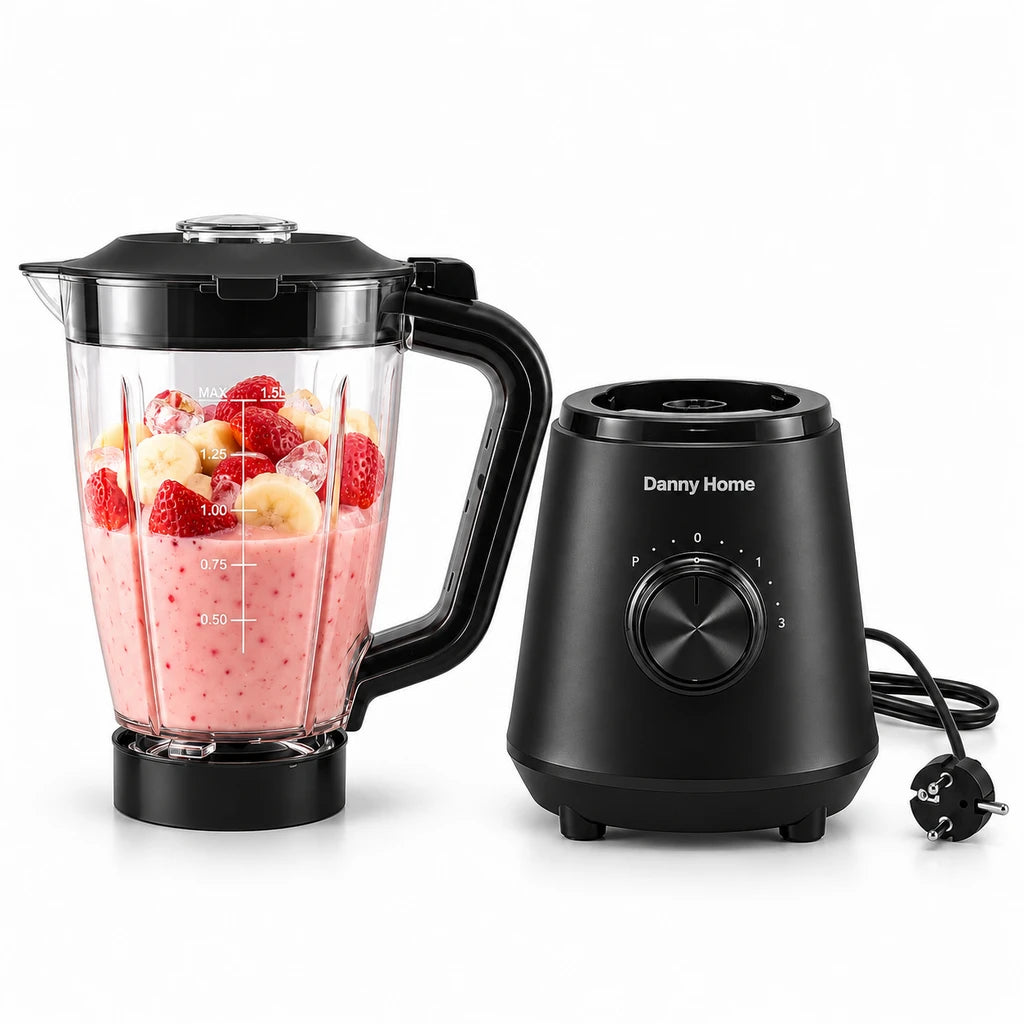Danny Home 1.5-Liter Black Electric Blender