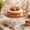 Danny Home 28 Cm Round Glass Cake Dish