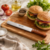 Z.B.K Stainless Steel Burger Knife With Wooden Handle