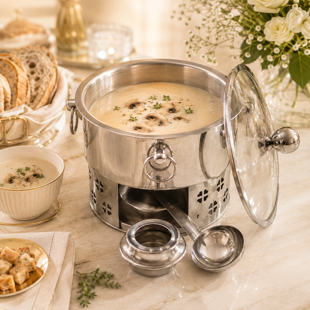 R/S AL-Ansar 20 Cm Stainless Steel Soup Pot