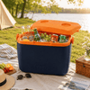 Gint Plastic Black & Orange Ice Box