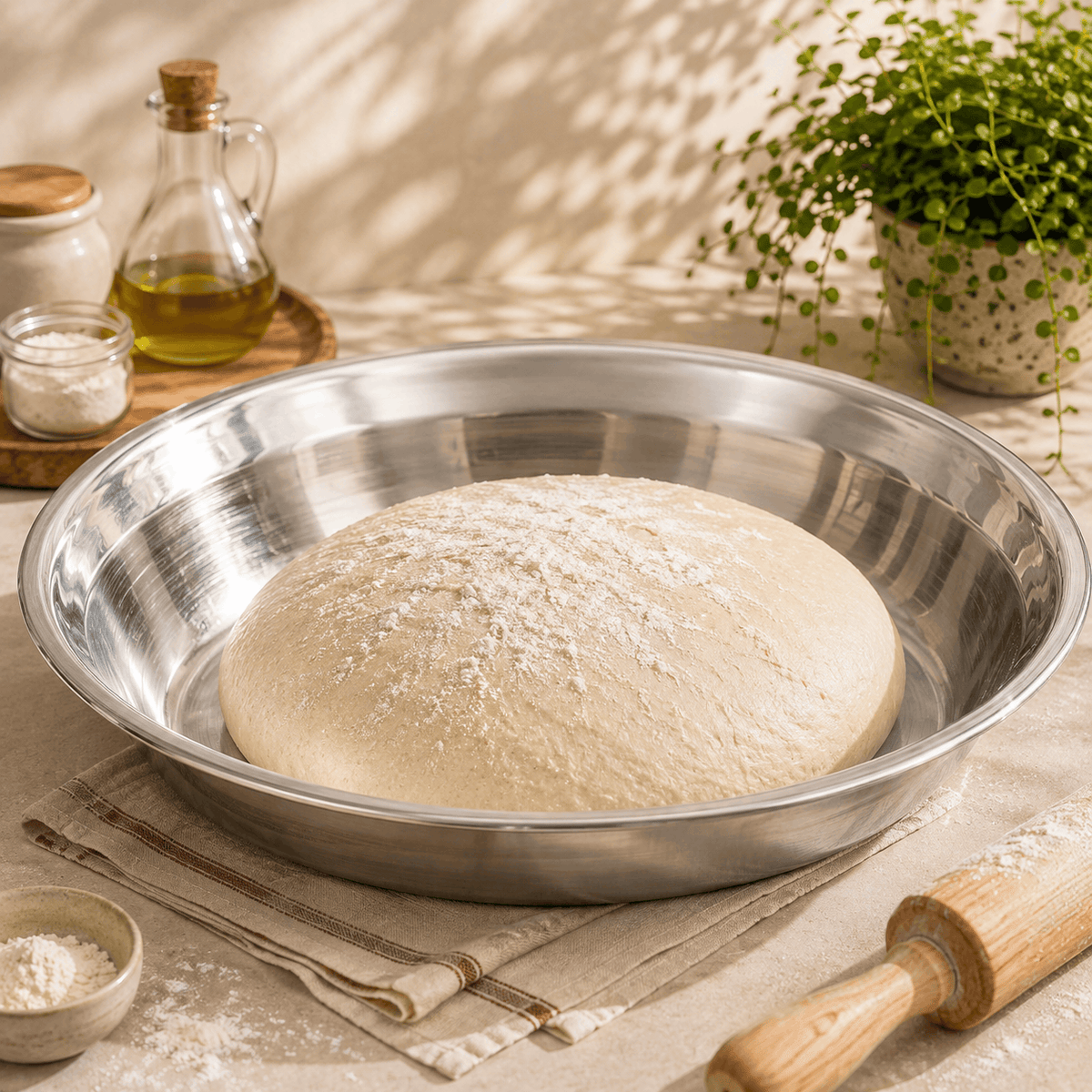 M.G Stainless Steel Round Paraat Kaka Bawa Sons