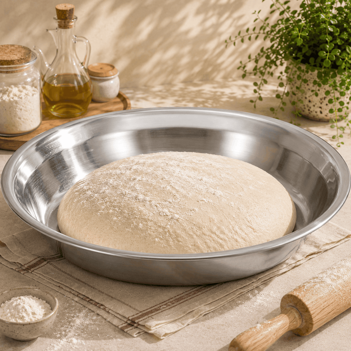 M.G Stainless Steel Round Paraat Kaka Bawa Sons