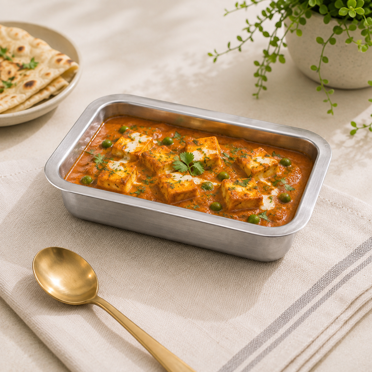 M.G Stainless Steel Deep Tray
