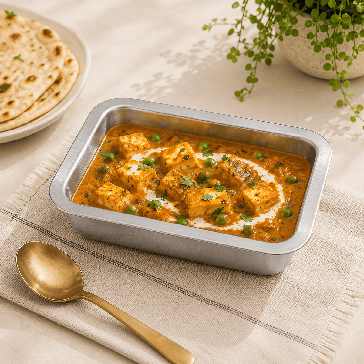 M.G Stainless Steel Deep Tray Kaka Bawa Sons