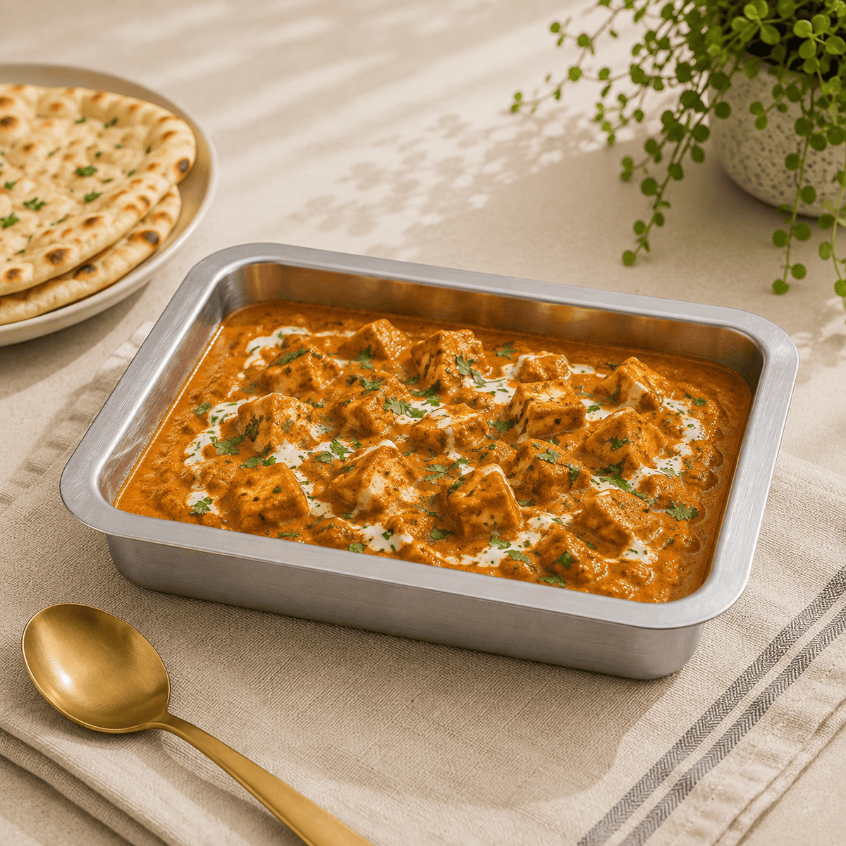 M.G Stainless Steel Deep Tray Kaka Bawa Sons