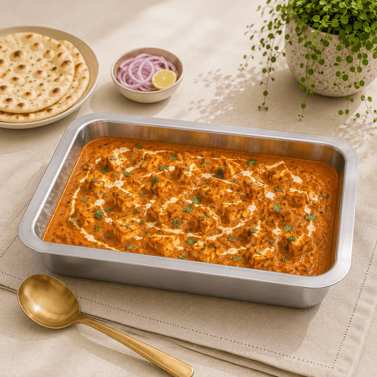M.G Stainless Steel Deep Tray Kaka Bawa Sons