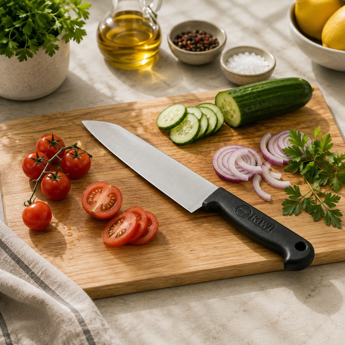 Kiwi No. 171P 10-Inch Stainless Steel Knife With Plastic Handle