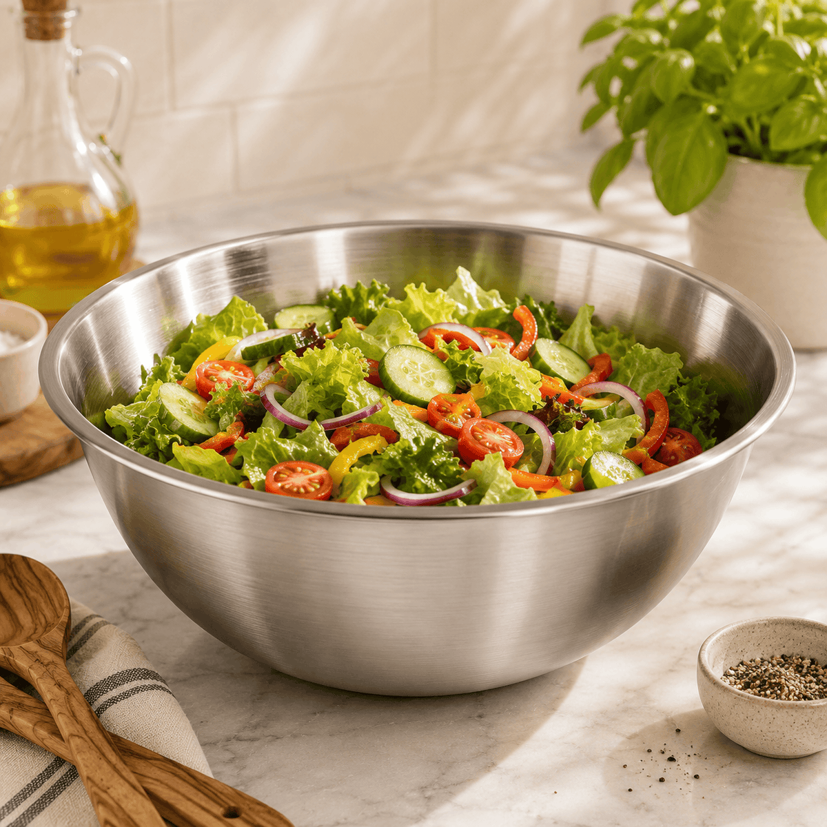 M.G Stainless Steel Bowl Kaka Bawa Sons