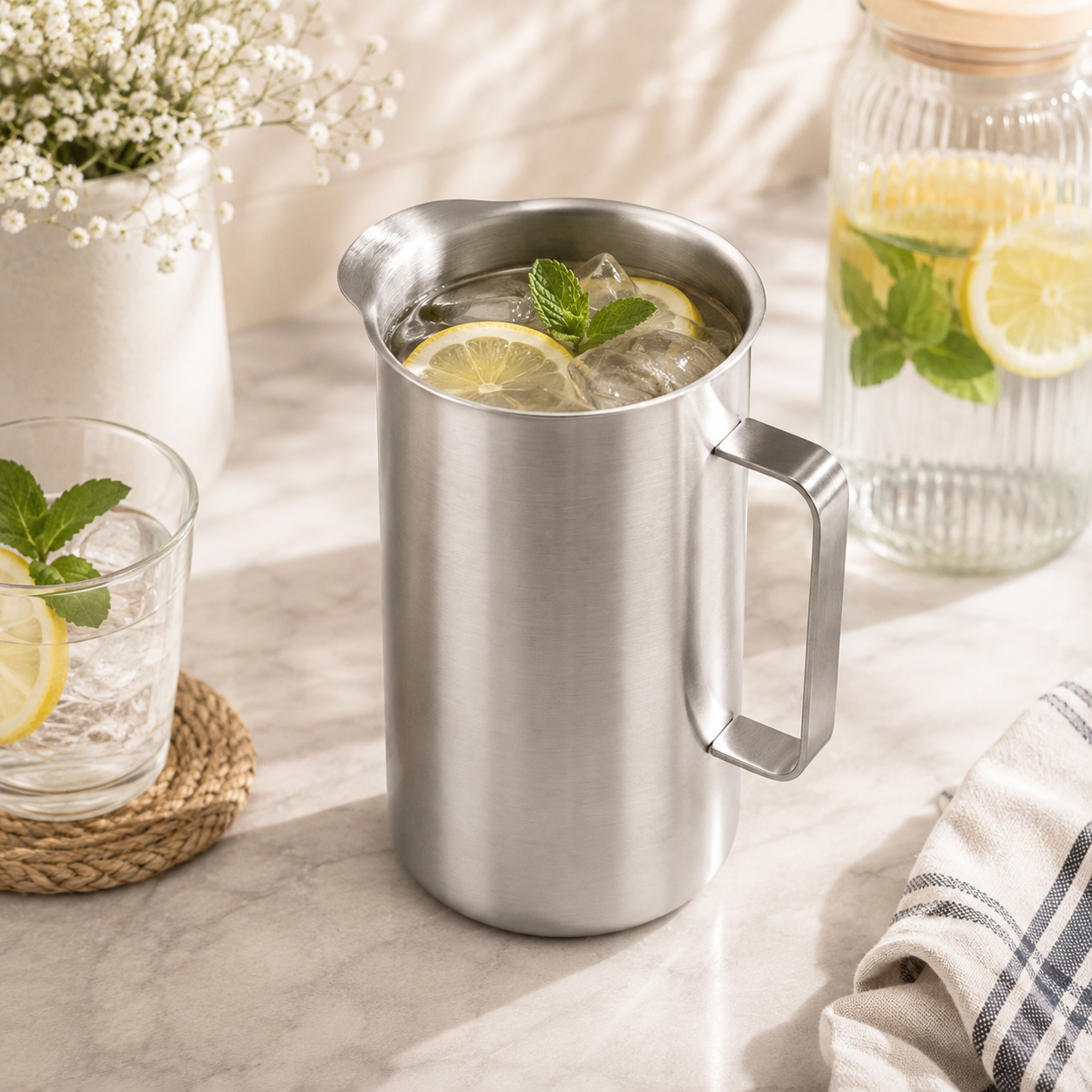 Zenat 2200 ML Stainless Steel Jug