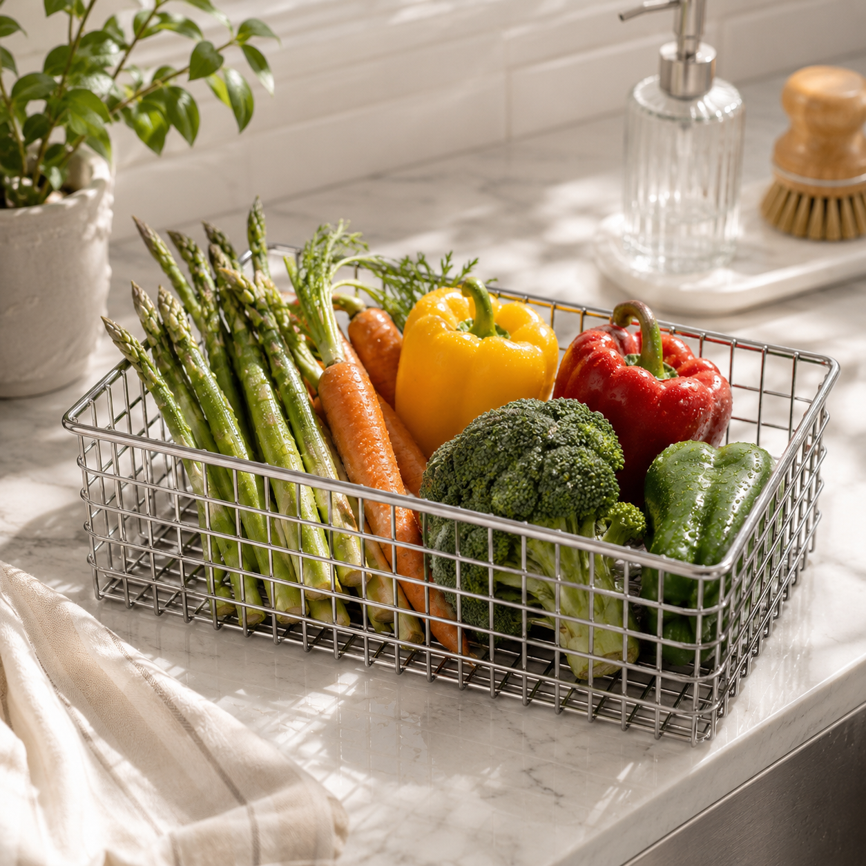 MG 10.5*4*14 Inch Stainless Steel Sisa Basket