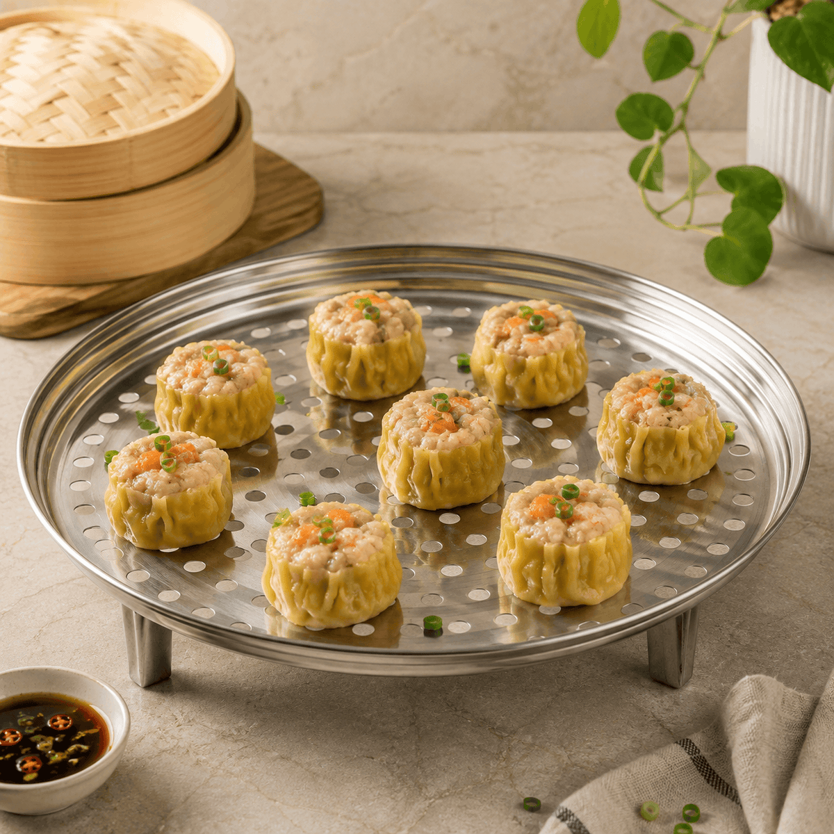 Alpha Stainless Steel Steamer Jali Kaka Bawa Sons