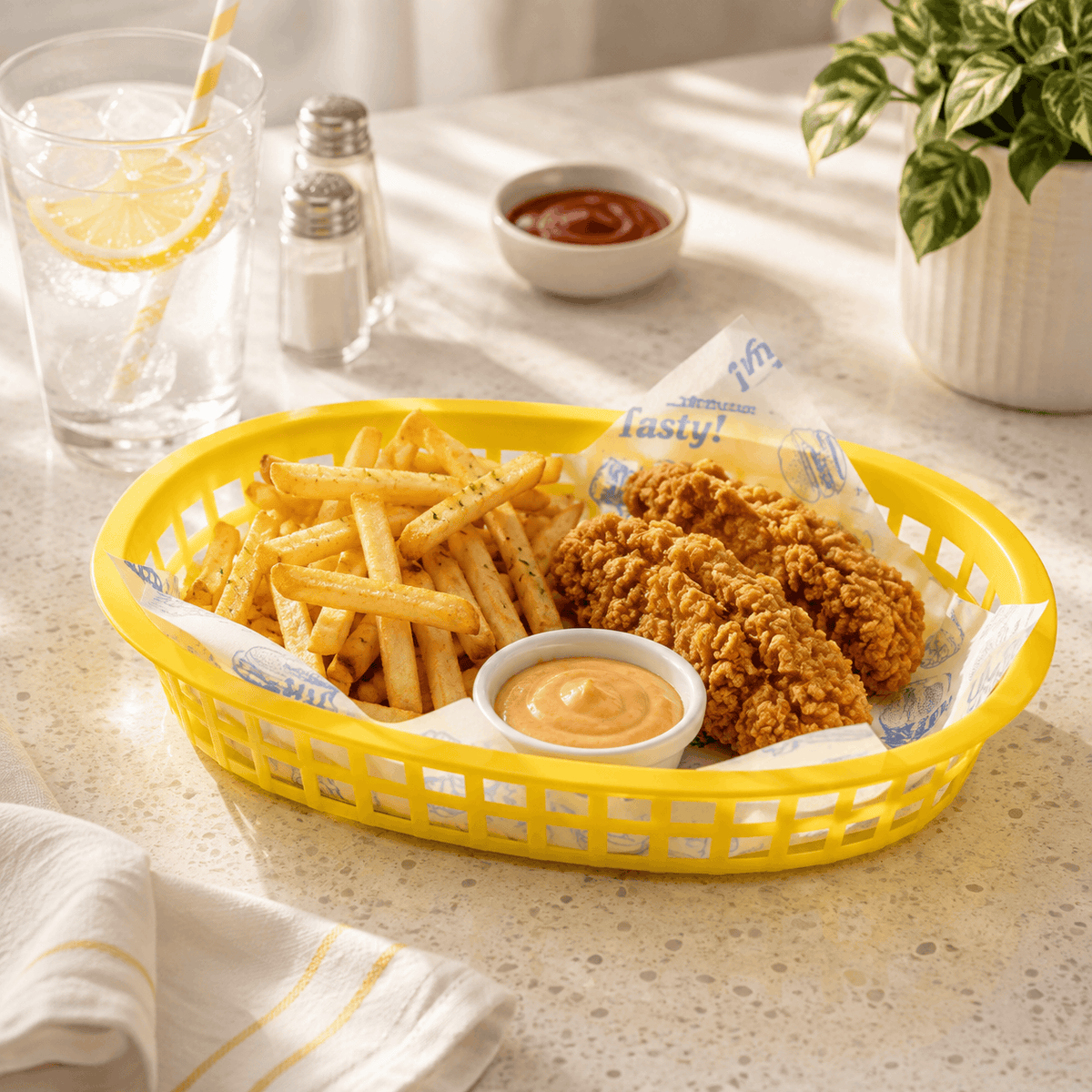 Oval Plastic Fast-Food Serving Basket Kaka Bawa Sons