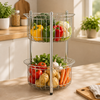 SK Silver Steel Chrome Vegetable Rack