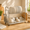 SK Stainless Steel Silver Plate Rack. Available in 2 sizes: 2-tier and 3-tier