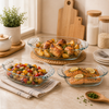 Noritazeh Primex 3-Pieces Glass Oval Dishes