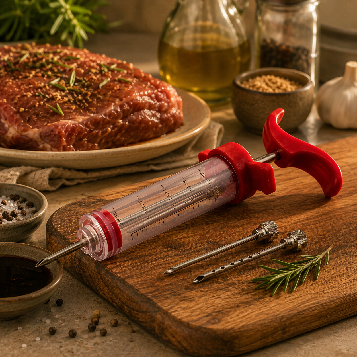 Best 30 ML / 1 Oz Plastic Red Food Injector