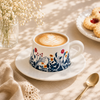 Wildflower Meadow 300 ML Ceramic Mug with Saucer