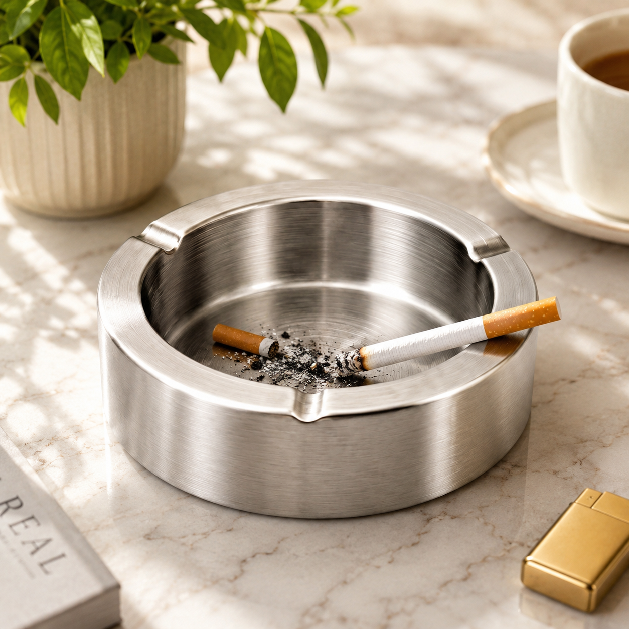 Lishu Steel Ashtrays