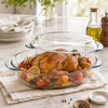 Pasabhace Borcam 3-Liter Glass Oval Dish