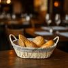 Prime Oval Bread Basket With Fabric
