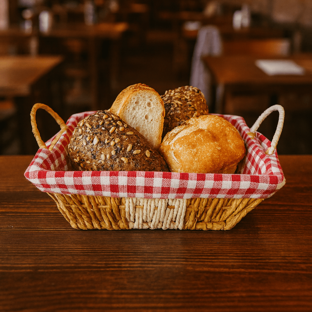 Prime Square Bread Basket With Fabric