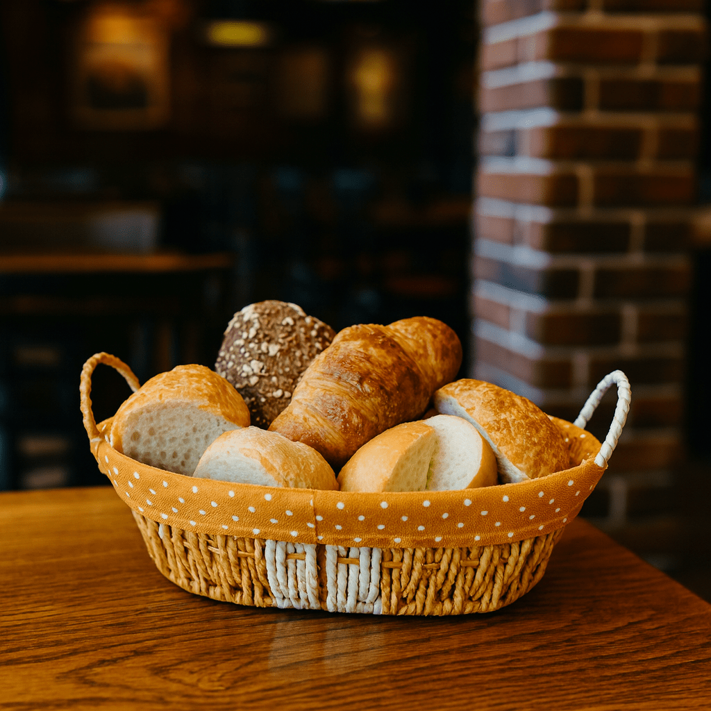 Prime Oval Bread Basket With Fabric
