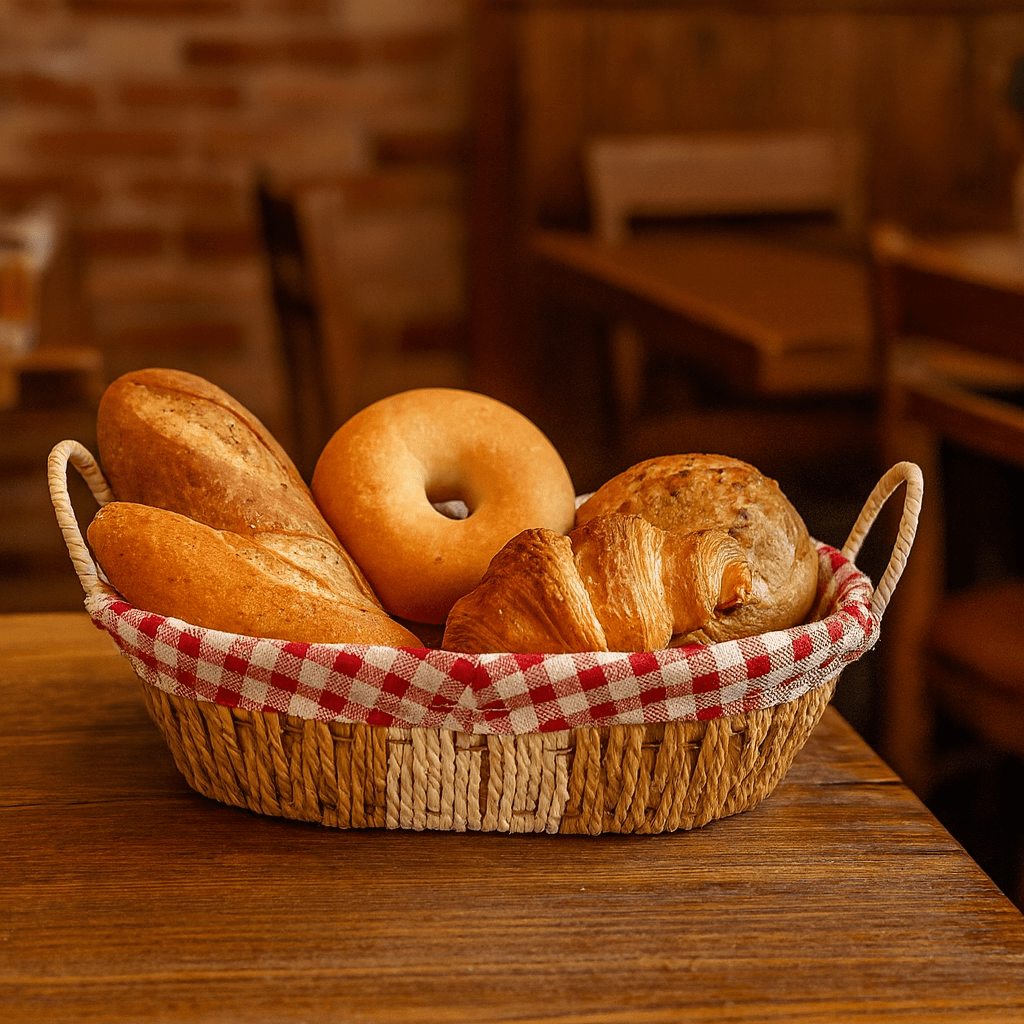 Prime Oval Bread Basket With Fabric