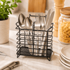 A.T Rectangular Stainless Steel Cutlery Holder