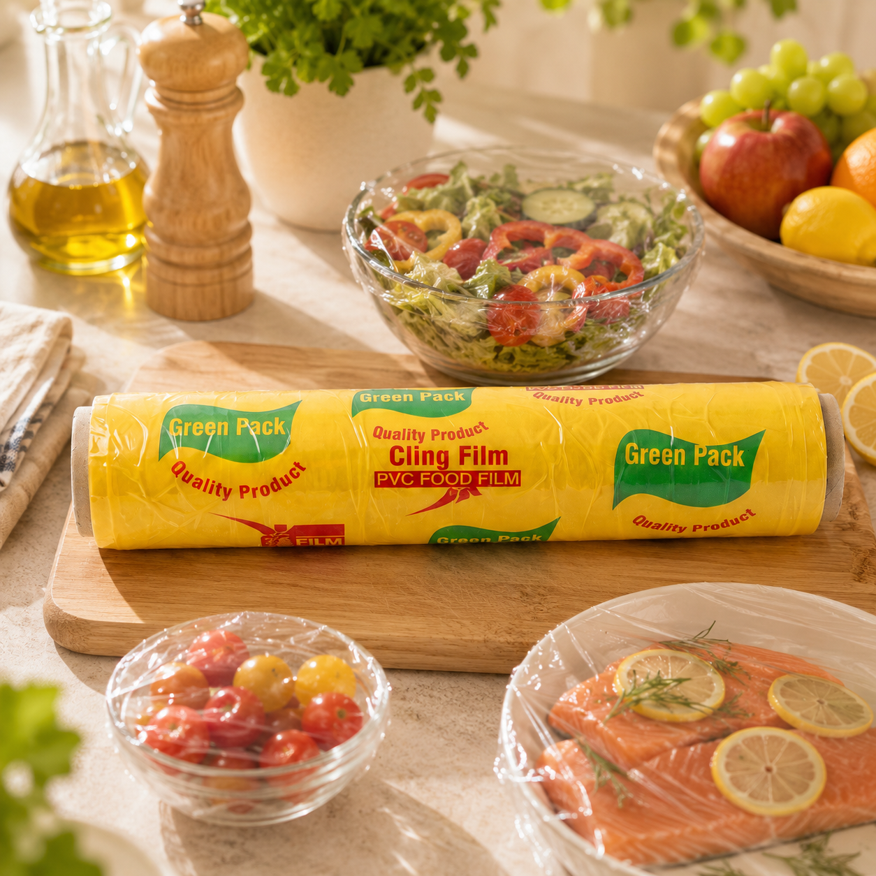 ABC Cling Film Plastic Wrappers