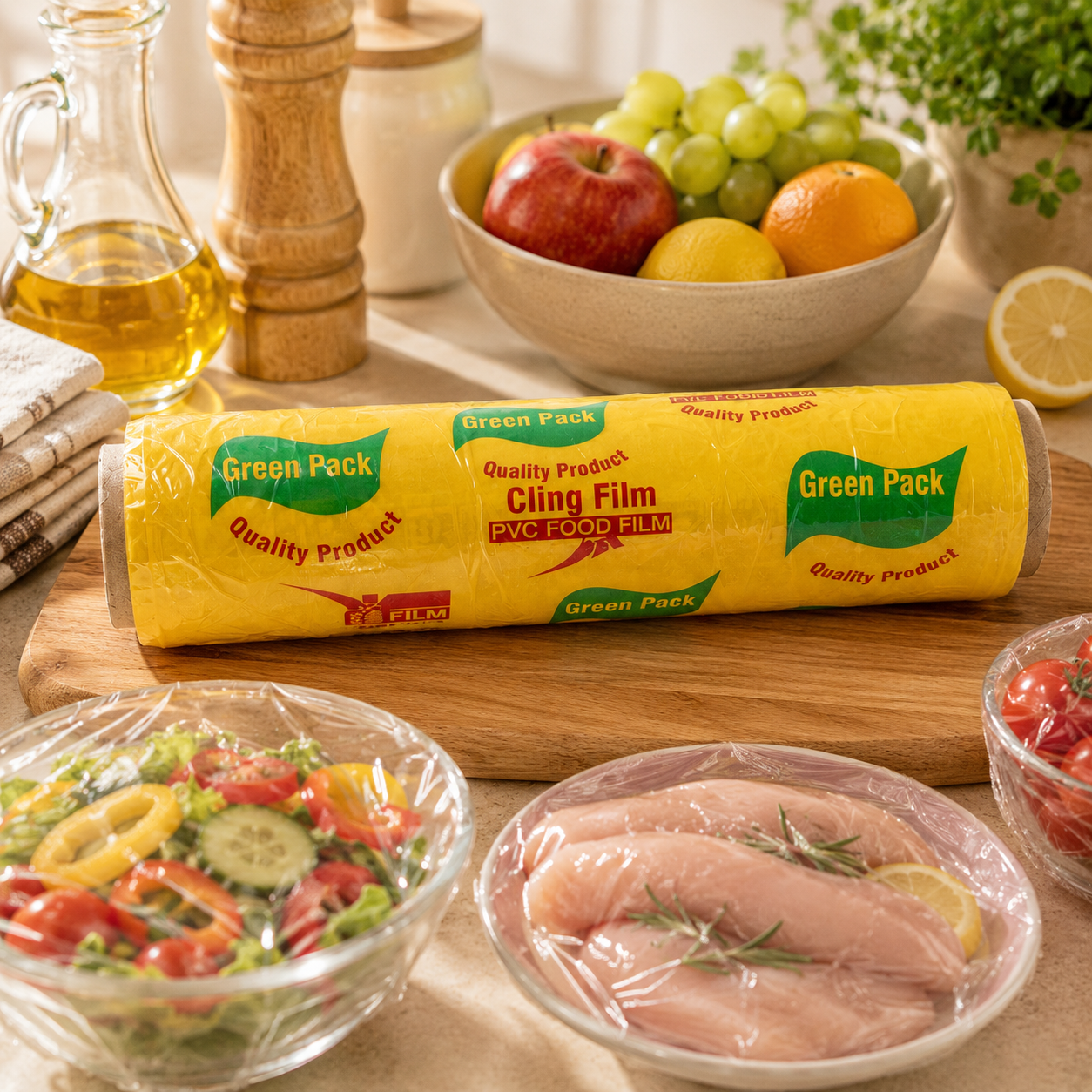 ABC Cling Film Plastic Wrappers