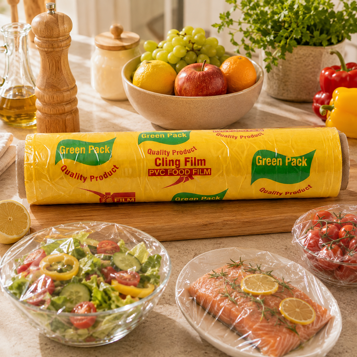 ABC Cling Film Plastic Wrappers
