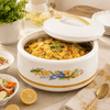 Rolex Off-White Plastic Food Warmer With Stainless Steel Bowl