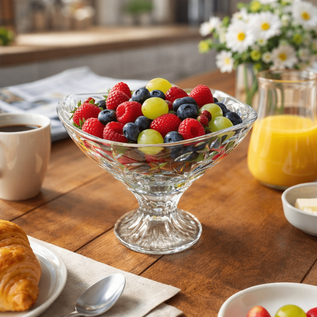 Laurus Crystal Fruit Bowl