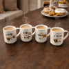 4- Piece Coffee Mug Set With Stand