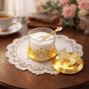 Fancy Golden Sugar Pot
