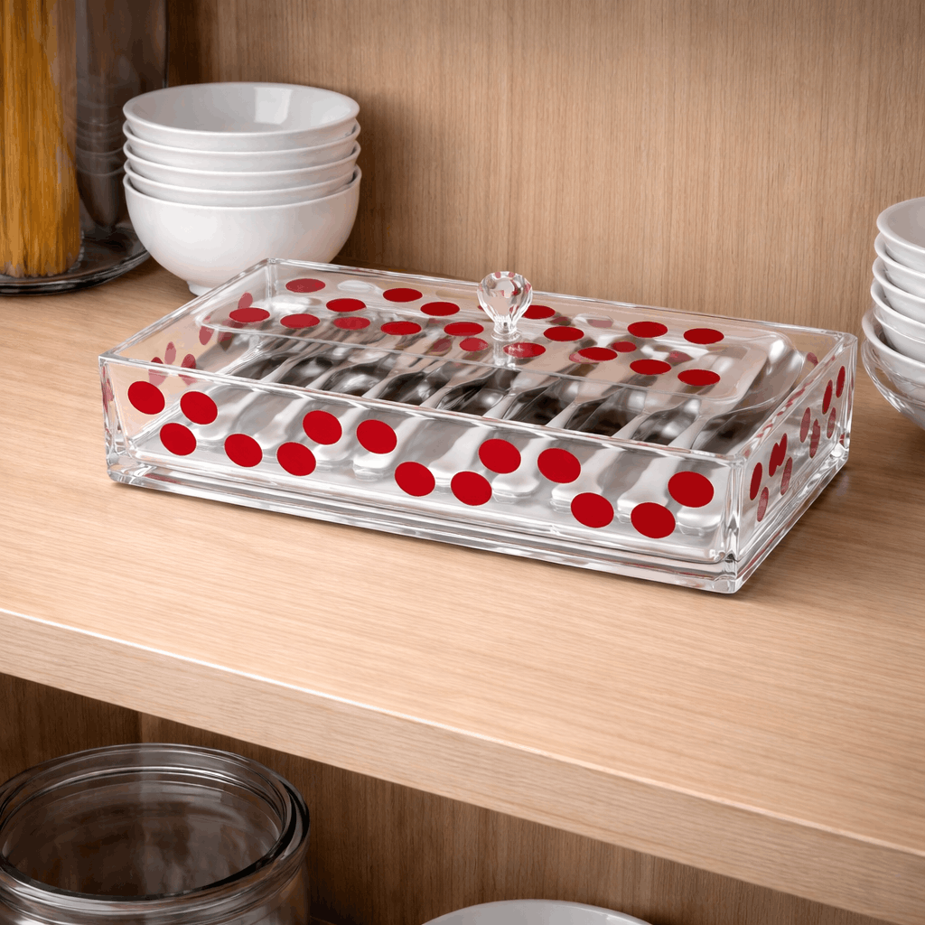 Acrylic Cutlery Storage Box