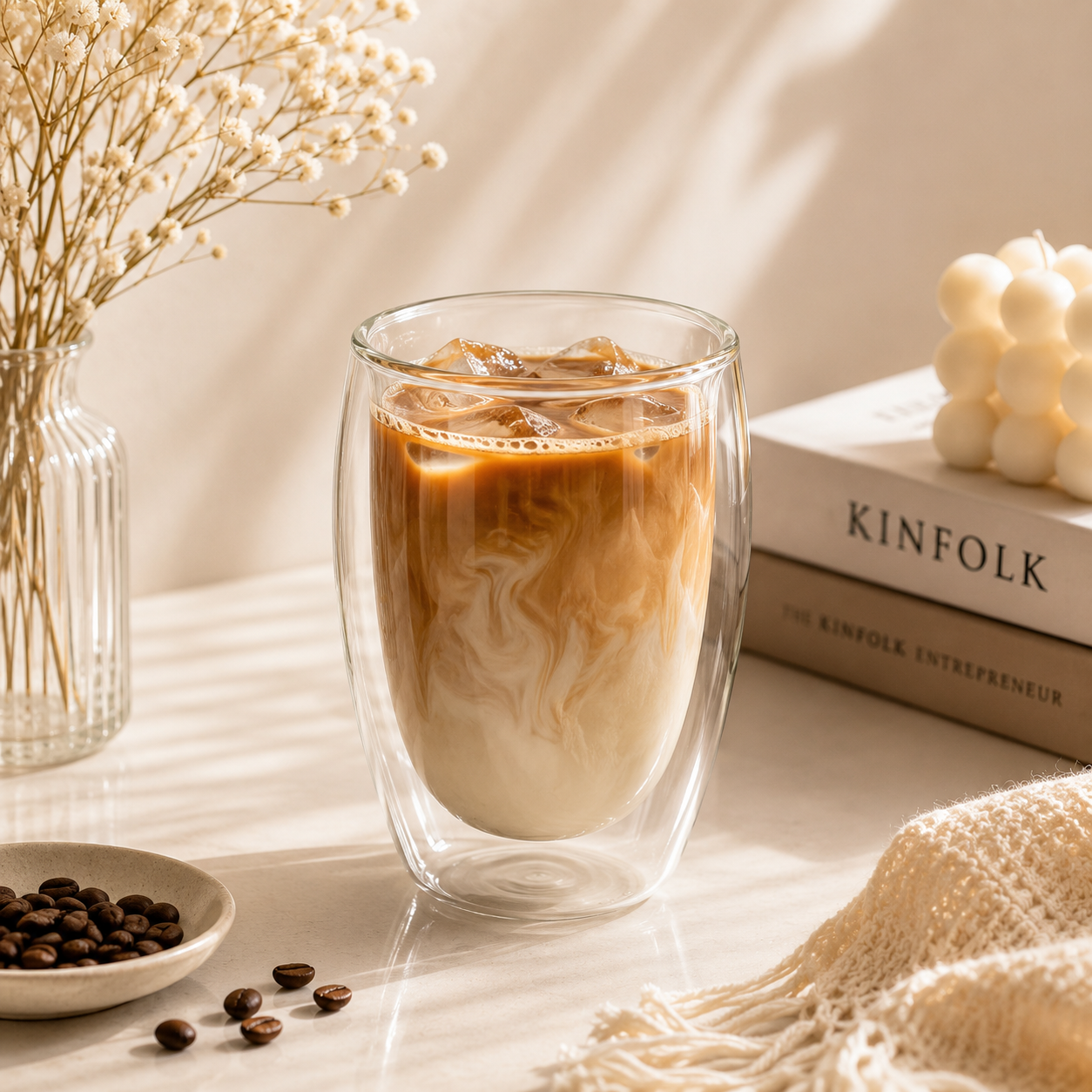 D.W.M Double Wall Clear Everyday Glass Tumblers