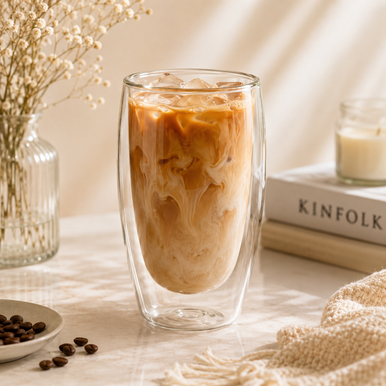 D.W.M Double Wall Clear Everyday Glass Tumblers