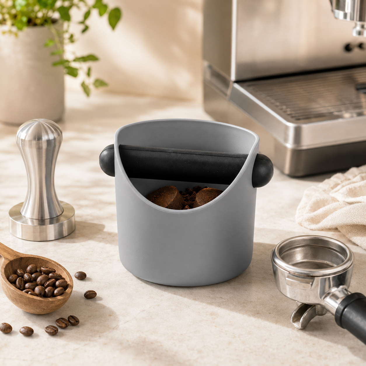 Chef 10 * 12 Cm, 14 * 16 Cm Polypropylene Plastic Coffee KnockBox