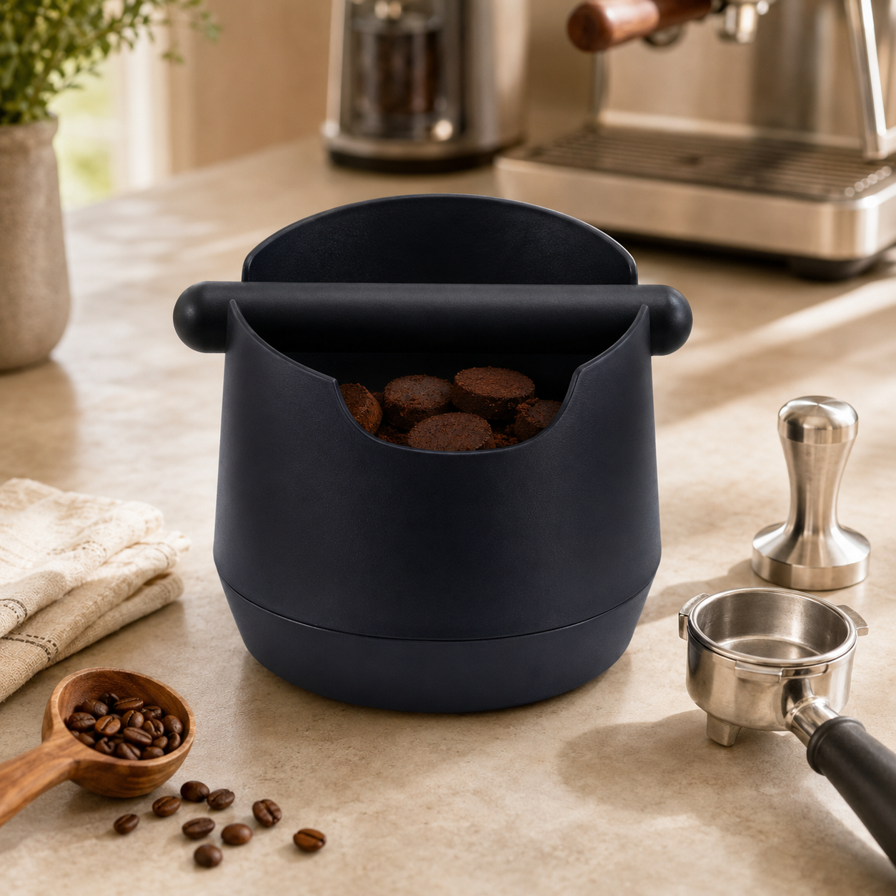 Chef 10 * 12 Cm, 14 * 16 Cm Polypropylene Plastic Coffee KnockBox