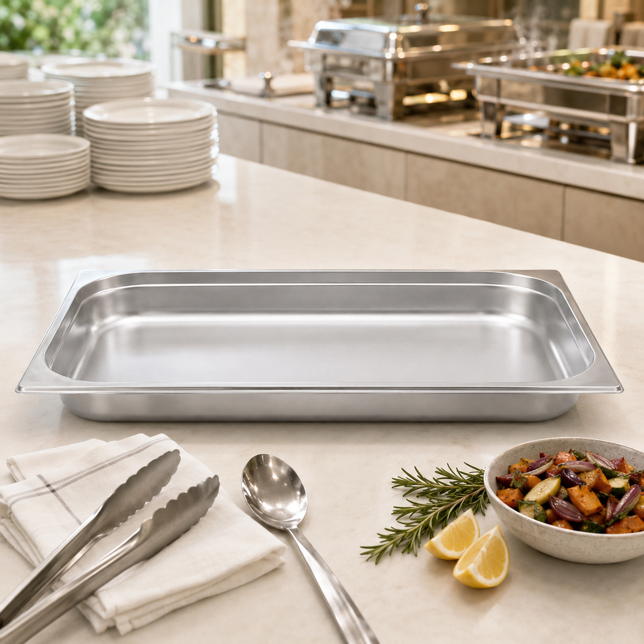 Mart 1/1 Stainless Steel Gastronorm (G.N) Food Pans