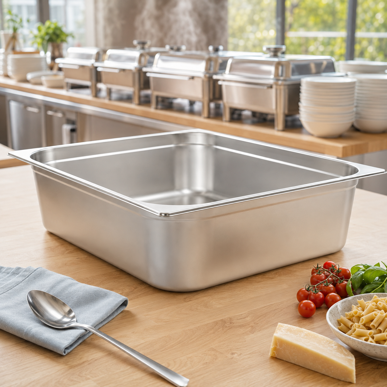 Mart 1/1 Stainless Steel Gastronorm (G.N) Food Pans