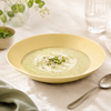 Jade 8-inhces Yellow Marble Soup Dinner Plate