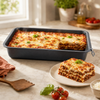 Dosa 35 * 25 Cm Grey Metal Lasagna Tray