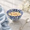 Gupan Blue Floral Ceramic Sweet Bowls