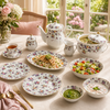 Royal 61-Pieces 8-Serving Bonne China Dinner Sets NG-Series